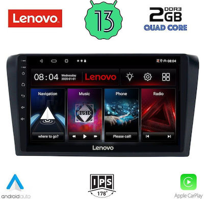 Lenovo Ηχοσύστημα Αυτοκινήτου για Mazda 3 2003-2008 (Bluetooth/USB/WiFi/GPS/Apple-Carplay/Android-Auto) με Οθόνη Αφής 9"