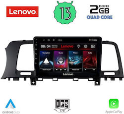 Lenovo Sistem Audio Auto pentru Nissan Murano 2007-2014 (Bluetooth/USB/WiFi/GPS/Apple-Carplay/Android-Auto) cu Ecran Tactil 9"