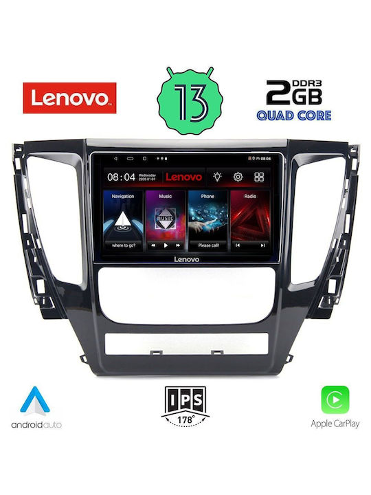 Lenovo Car-Audiosystem für Mitsubishi Pajero 2013> (Bluetooth/USB/WiFi/GPS/Apple-Carplay/Android-Auto) mit Touchscreen 9"