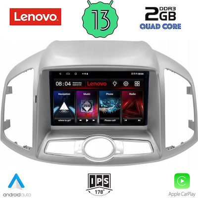Lenovo Sistem Audio Auto pentru Chevrolet Captiva 2012> (Bluetooth/USB/WiFi/GPS/Apple-Carplay/Android-Auto) cu Ecran Tactil 9"