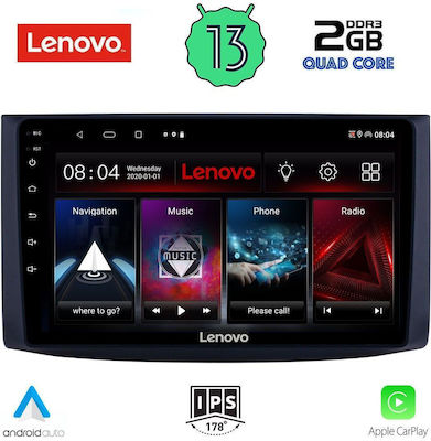 Lenovo Car-Audiosystem für Chevrolet Aveo 2006-2010 (Bluetooth/USB/WiFi/GPS/Apple-Carplay/Android-Auto) mit Touchscreen 9"