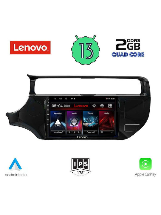 Lenovo Ηχοσύστημα Αυτοκινήτου για Kia Rio 2015-2018 (Bluetooth/USB/WiFi/GPS/Apple-Carplay/Android-Auto) με Οθόνη Αφής 9"