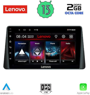 Lenovo Lvf Ηχοσύστημα Αυτοκινήτου για Ford Focus 2019> (Bluetooth/USB/WiFi/GPS/Apple-Carplay/Android-Auto) με Οθόνη Αφής 9"