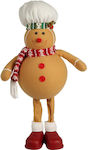 Aria Trade Plush Gingerbrad με Κόκκινα Παπούτσια Christmas 56 cm