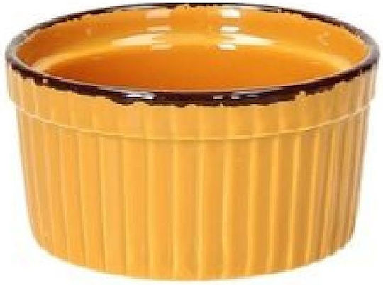 Tognana Serving Bowl Round made of Porcelain Orange with Diameter 9cm 6pcs