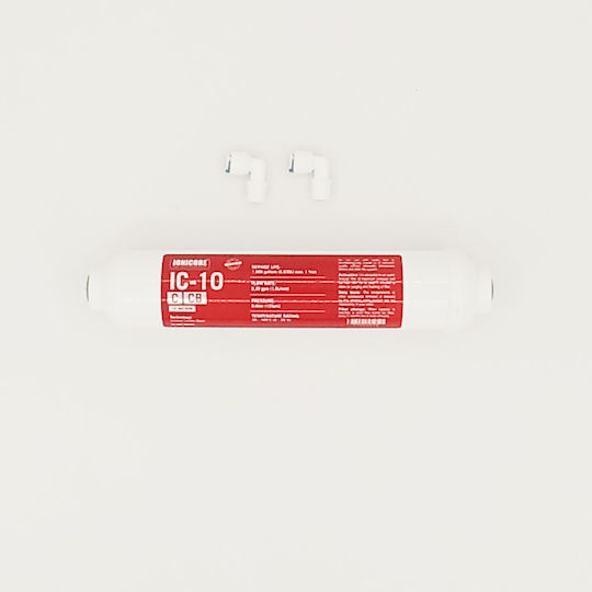 Ionicore In-line Compact Activated Carbon External Replacement Water Filter for Refrigerator 10 μm Ionicore In-line Compact Activated Carbon External Replacement Water Filter for Refrigerator 10 μm