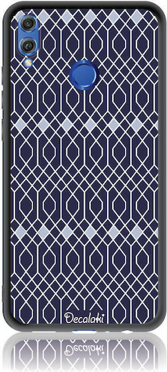 Rhombus Pattern Back Cover Σιλικόνης Πολύχρωμο (Honor 8X)