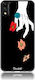Red Flower Back Cover Silicon Multicolor (Honor 9X Lite)