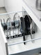 Wenko Metal Base for Pots & Pans 57x18x18cm Black
