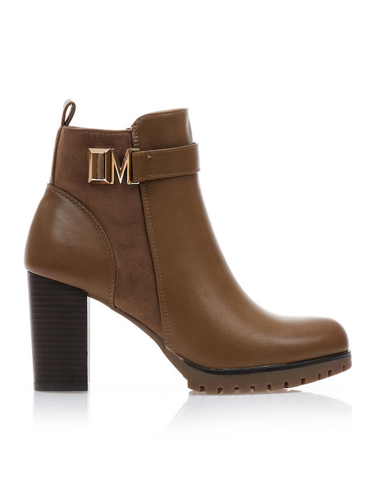 Tsoukalas Wildleder Stiefeletten Damen Braun