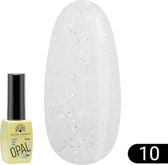 Global Fashion 10 Grundierung für normale Nagellacke Gummi 8ml