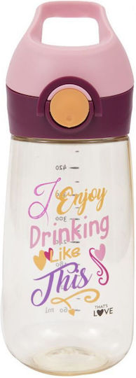 That's Love Kleinkinderbecher aus Plastik Rosa 480ml