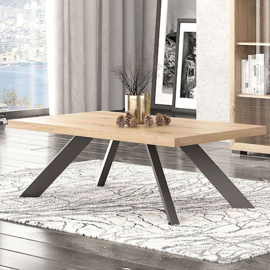 Rectangular Central Coffee Table No14 Wooden Honey M120xL70xH42cm