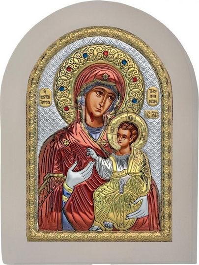 Prince Silvero Icoană Maica Domnului Cu Pruncul Argint 15x21cm
