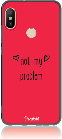 Not My Problem Задна корица Силикон Многоцветен (Realme 5 Pro)