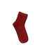 ME-WE Damen Einfarbige Socken Burgundisch 1Pack