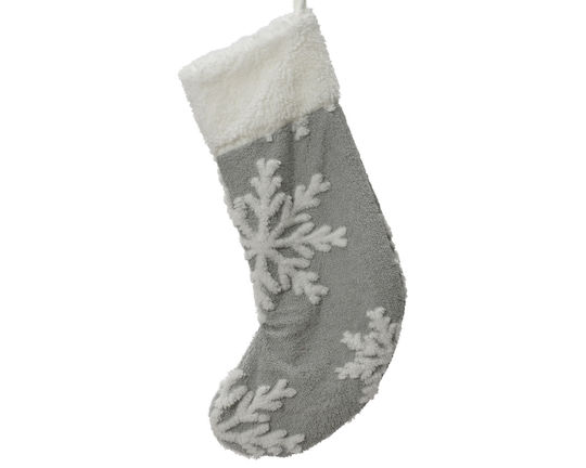 Christmas Decorative Gray Socks