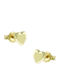 Senzio Belibasakis Kids Earrings Studs Hearts from Gold 14K