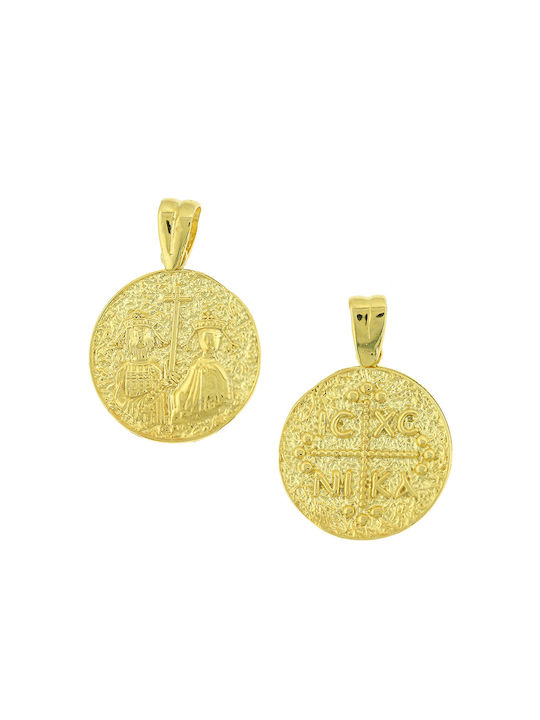 Senzio Belibasakis Charm Talisman Constantine from Gold 9 K