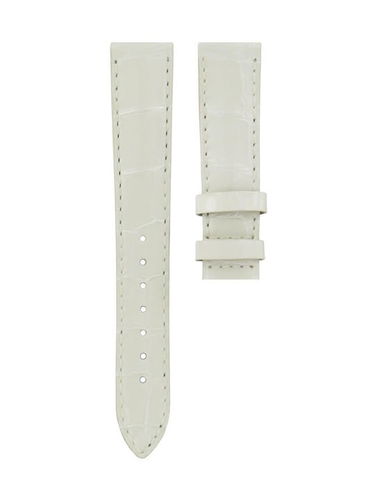 Tissot Leather Strap White