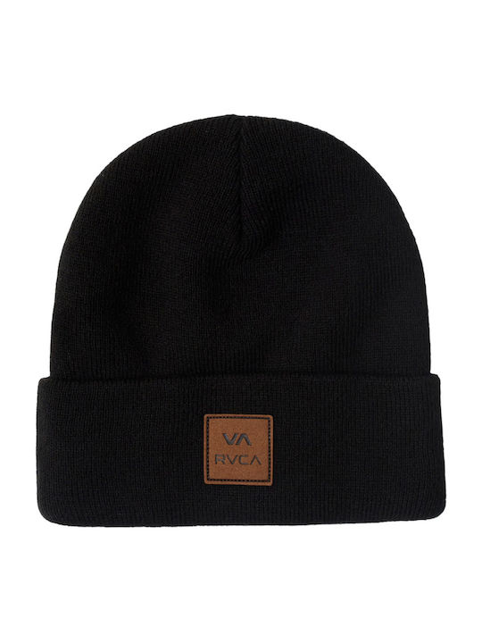 RVCA Beanie Unisex Σκούφος Πλεκτός σε Μαύρο χρώμα