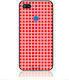 Red Checked Pattern Back Cover Σιλικόνης Πολύχρωμο (Xiaomi Mi 8 Lite)
