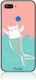 Mermaid Cat Back Cover Σιλικόνης Πολύχρωμο (Xiaomi Mi 8 Lite)