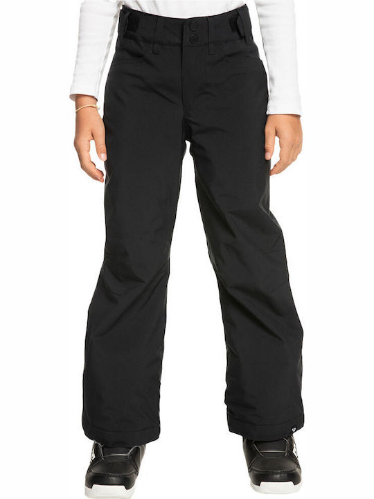 Roxy Backyard ERGTP03050-KVJ0 Pantaloni de schi și snowboard pentru copii Ski & Snowboard Negru