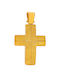 Senzio Belibasakis Men's Gold Cross 14K