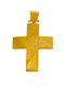 Senzio Belibasakis Herren Gold Kreuz 14K