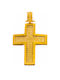 Senzio Belibasakis Men's Gold Cross 14K