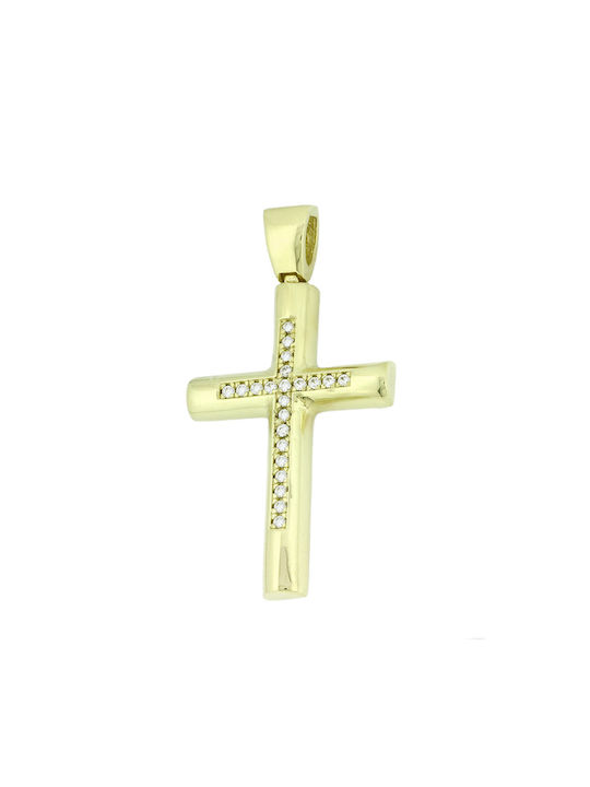 Senzio Belibasakis Women's Gold Cross 14K