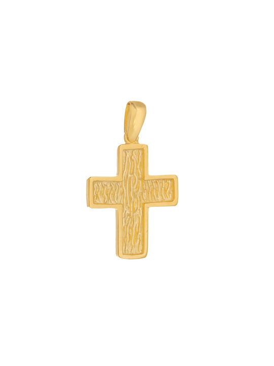 Senzio Belibasakis Herren Gold Kreuz 9K