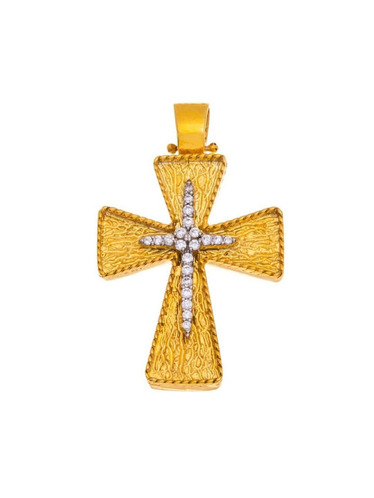 Senzio Belibasakis Damen Gold Kreuz 14K