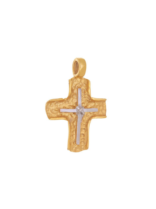 Senzio Belibasakis Herren Gold Kreuz 9K