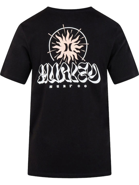 Hurley T-shirt Μαύρο