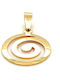 Drandakis Charm Geometric Din Aur Galben 14 Carate