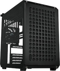 CoolerMaster Qube 500 Flatpack Gaming Full Tower Κουτί Υπολογιστή με Πλαϊνό Παράθυρο Μαύρο
