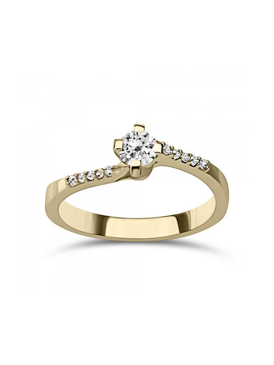 Chrilia Single Stone from Gold 14K