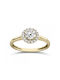 Chrilia Single Stone from Gold 14K