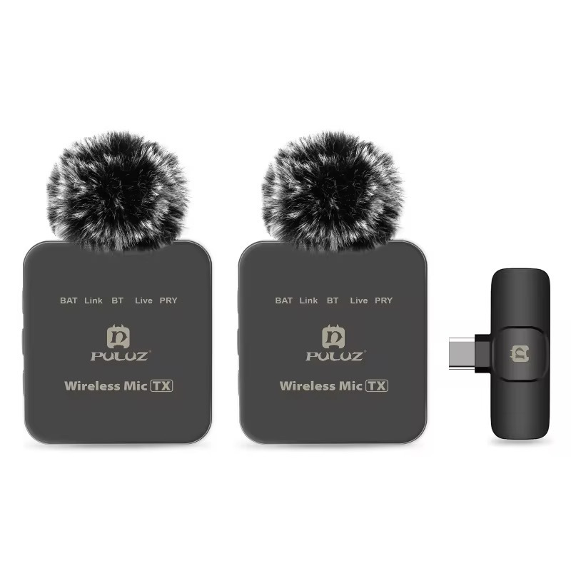 Wireless Lavalier Microphone PULUZ PU647B (lightning)