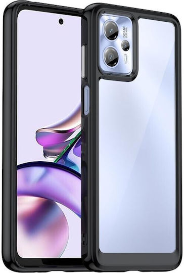 Colorful Series Back Cover Σιλικόνης Μαύρο (Moto G13)