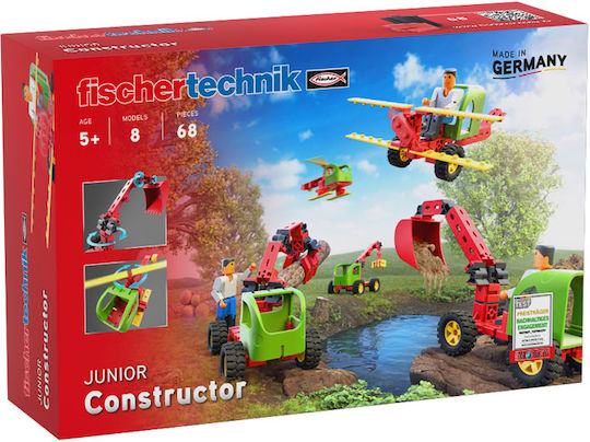 Fischer Technik Kunststoff-Bauspielzeug Junior Constructor für Kinder ab 5+ Jahre Jahren