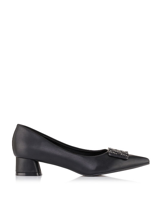 Sirena Leder Pumps Schwarz