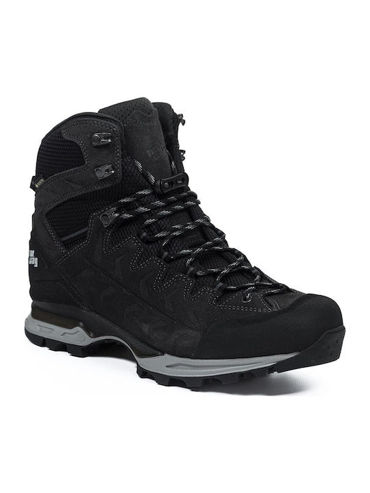 Hanwag Makra Trek Men's Waterproof Hiking Boots With Gore-Tex Membrane Black