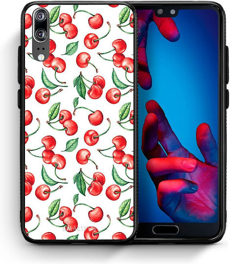 Smartfits Cherry Summer Back Cover Burgundy (Huawei P20)