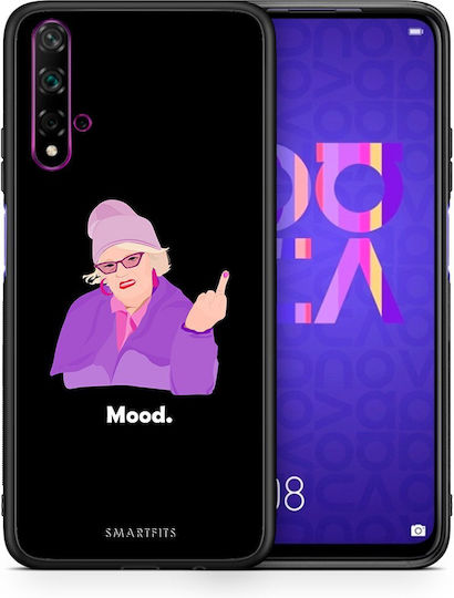 Smartfits Grandma Mood Black Задна корица Черен (Huawei Nova 5T / Honor 20 / Honor 20) 6729198993563_39868532359323
