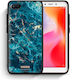 Smartfits Marble Blue Umschlag Rückseite Blau (Redmi 6a)