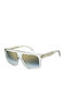 Carrera Unisex Sunglasses with Transparent Horn-Rimmed Frame and Grey Lenses 1061/S 900/1V