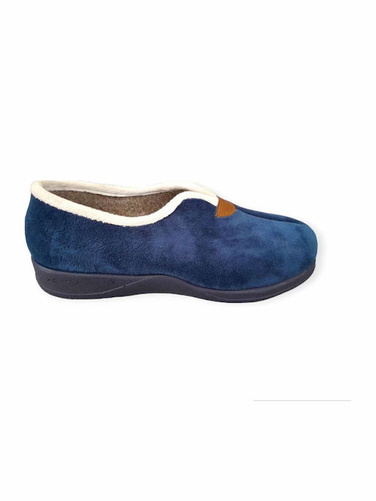 Sival Geschlossene Damen Hausschuhe Blau